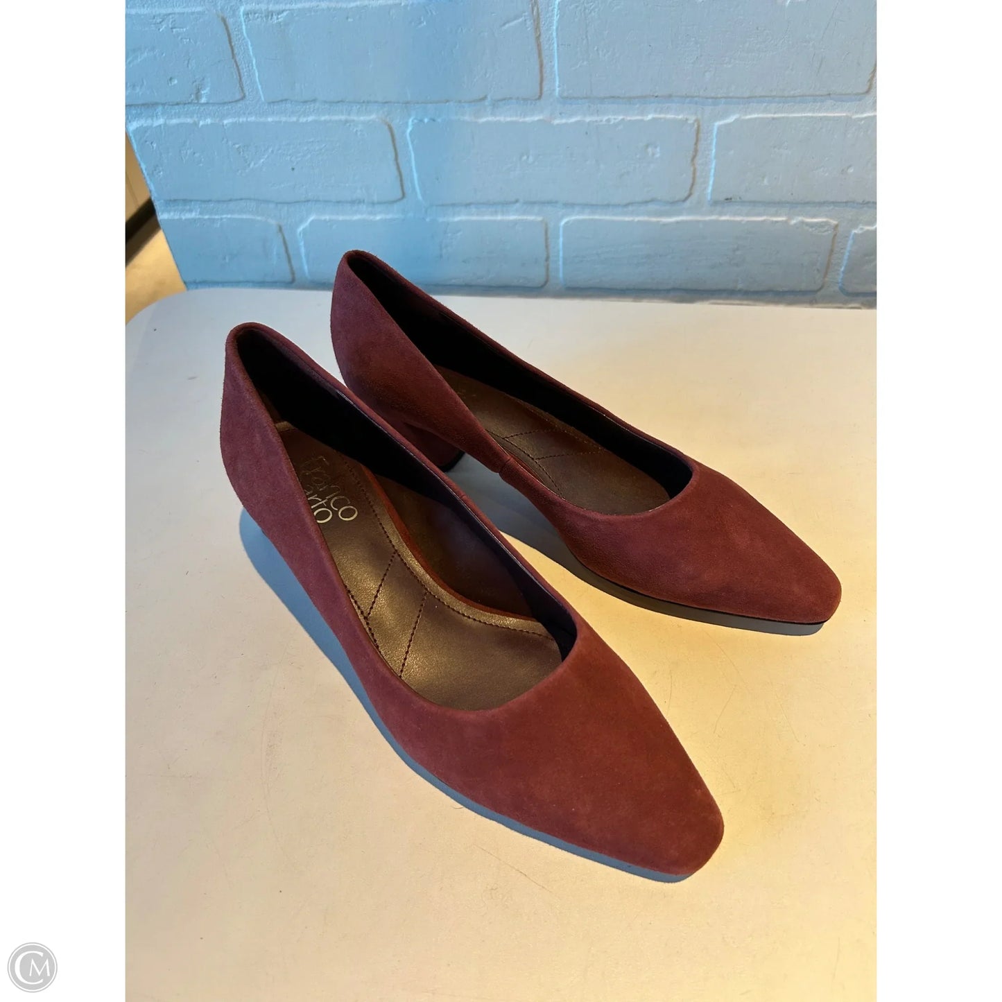 Shoes Heels Kitten By Franco Sarto In Red, Size: 8
