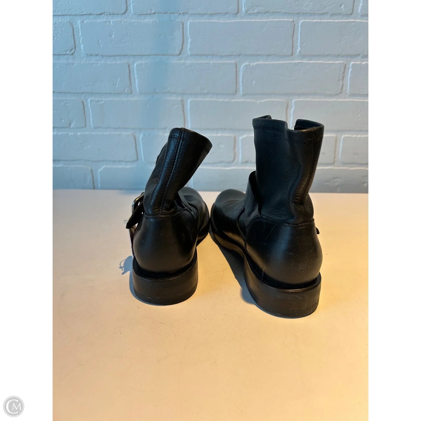 Boots Designer By Frye In Black, Size: 6