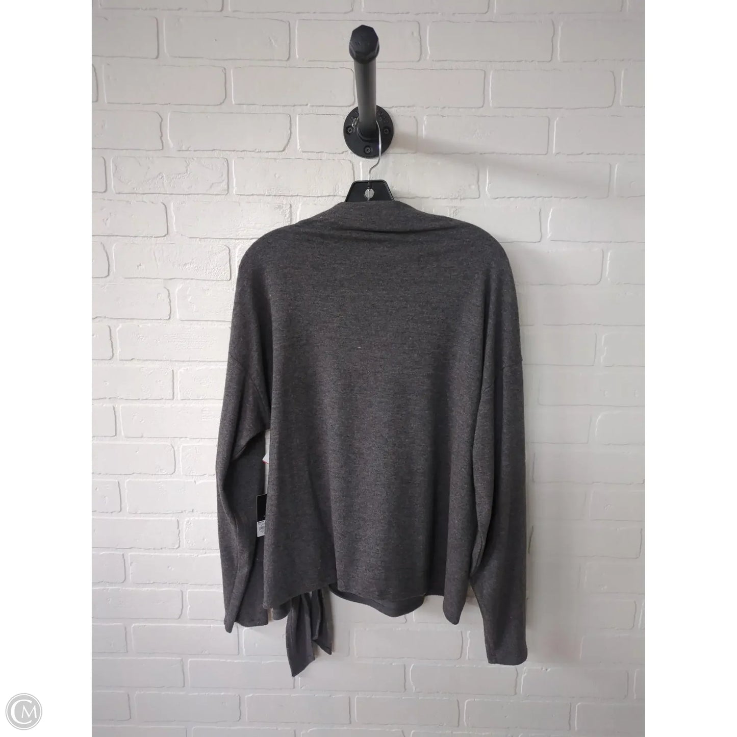 Top Long Sleeve By Simply Vera In Grey, Size: Xl