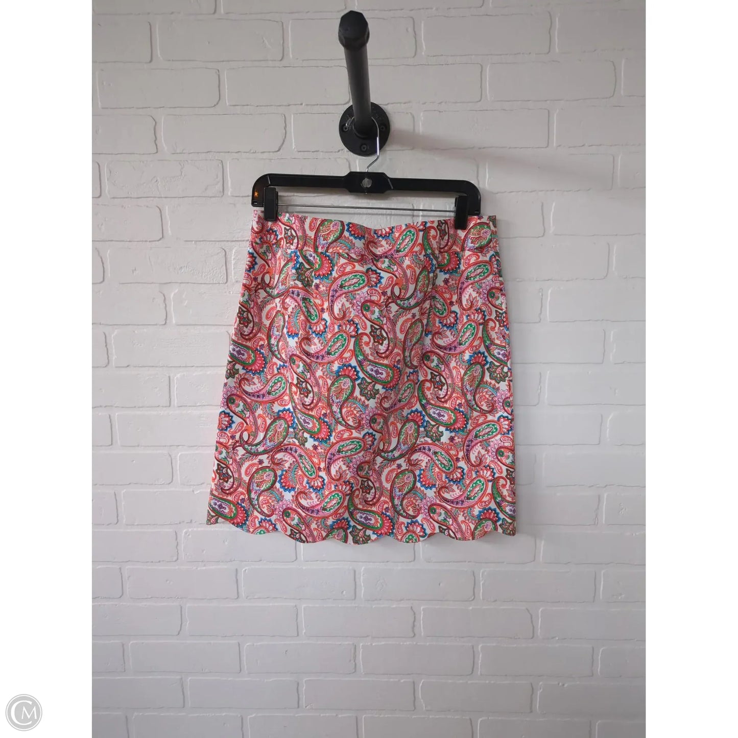 Skirt Mini & Short By Talbots In Orange & Pink, Size: 6