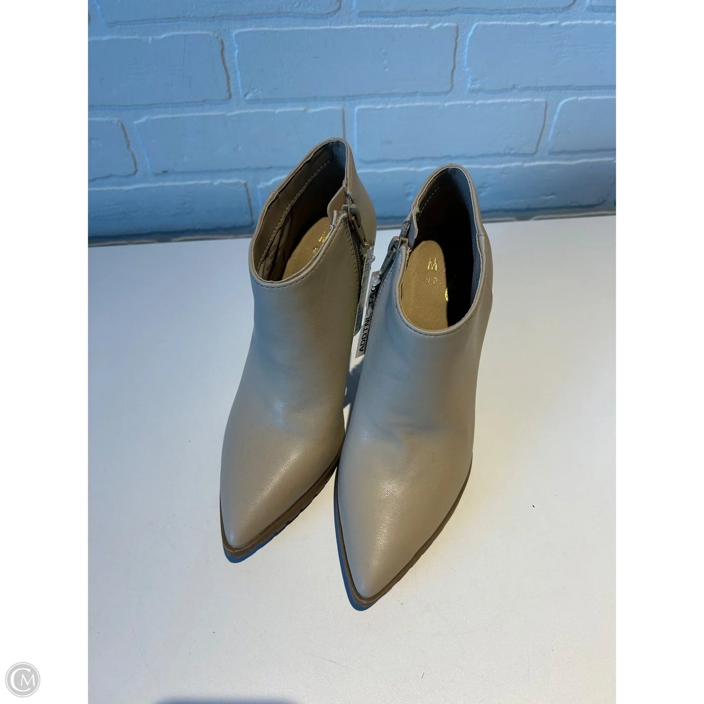 Sandals Heels Stiletto By Mix No 6 In Tan, Size: 6