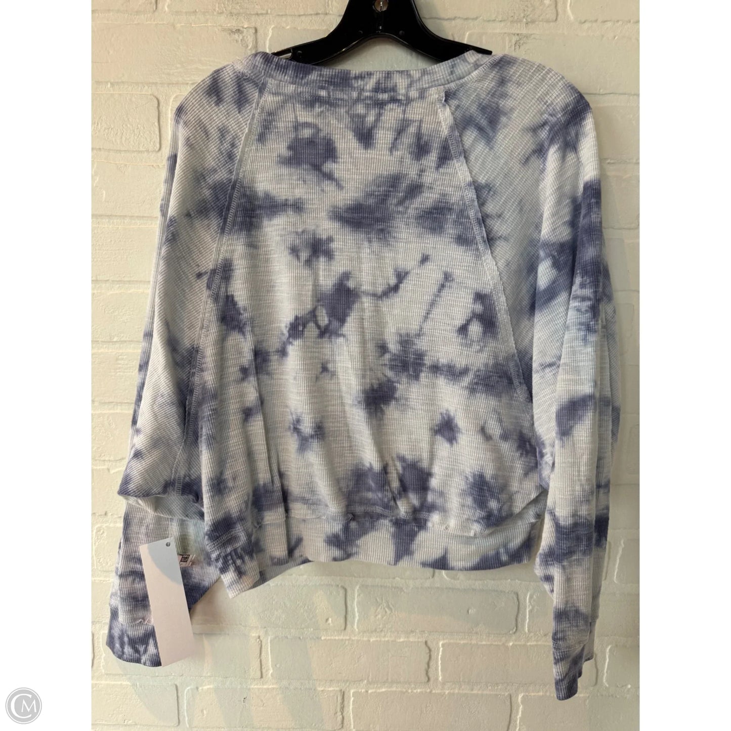 Top Long Sleeve By Z Supply In Blue & White, Size: Xs