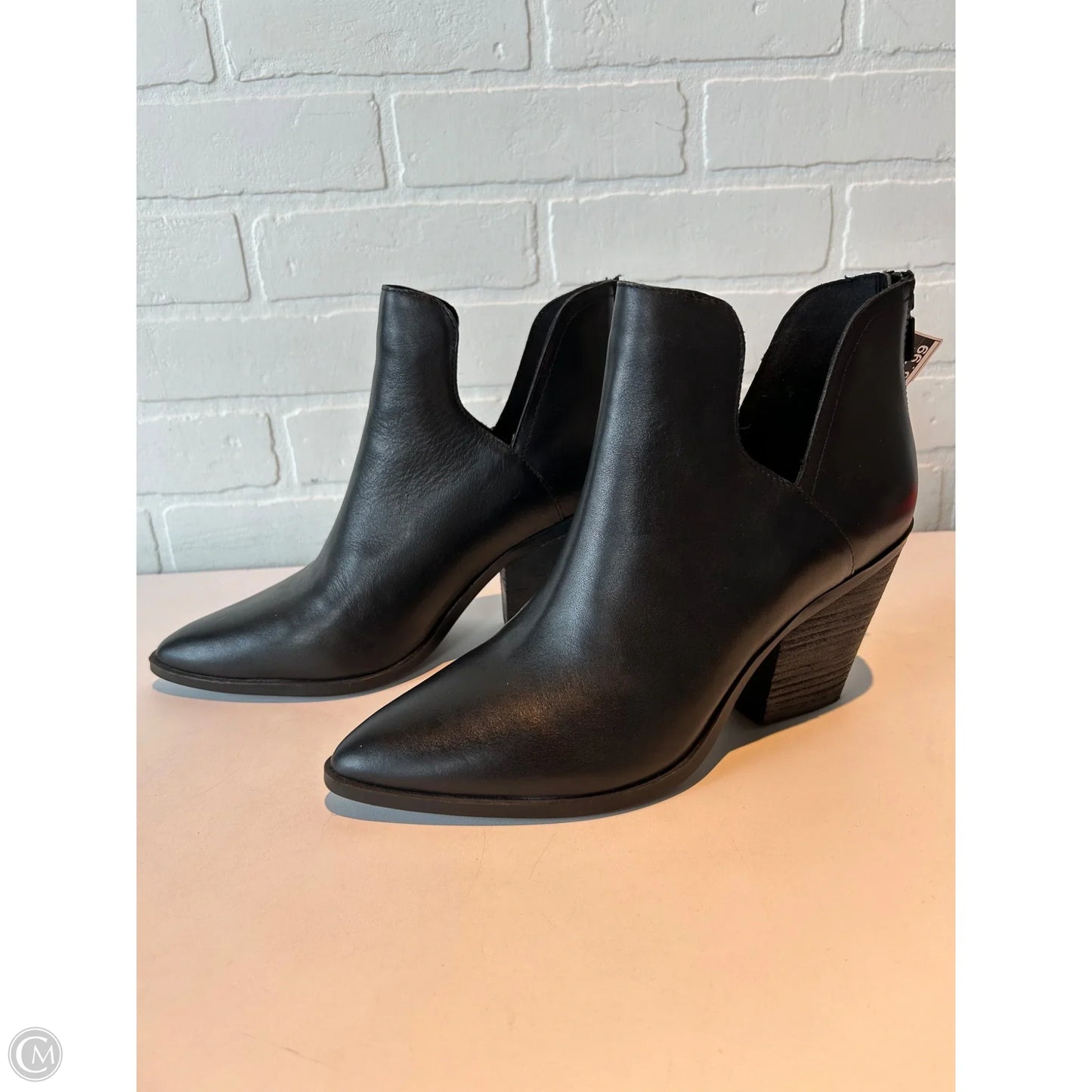 Boots Ankle Heels By Blondo In Black, Size: 10