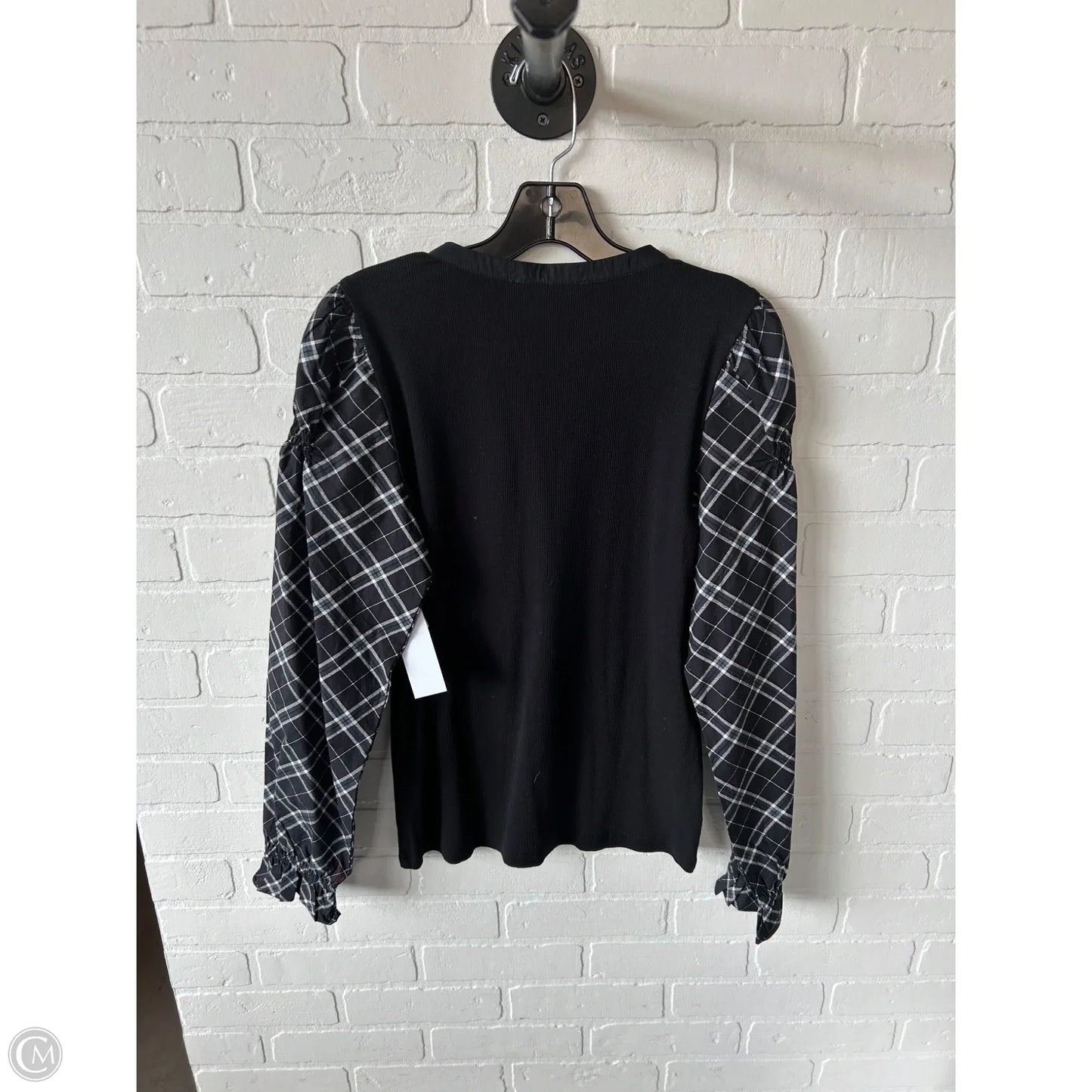 Top Long Sleeve By Loft In Black, Size: M