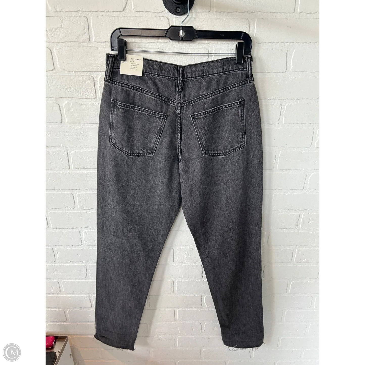 Jeans Boyfriend By Universal Thread In Black Denim, Size: 0