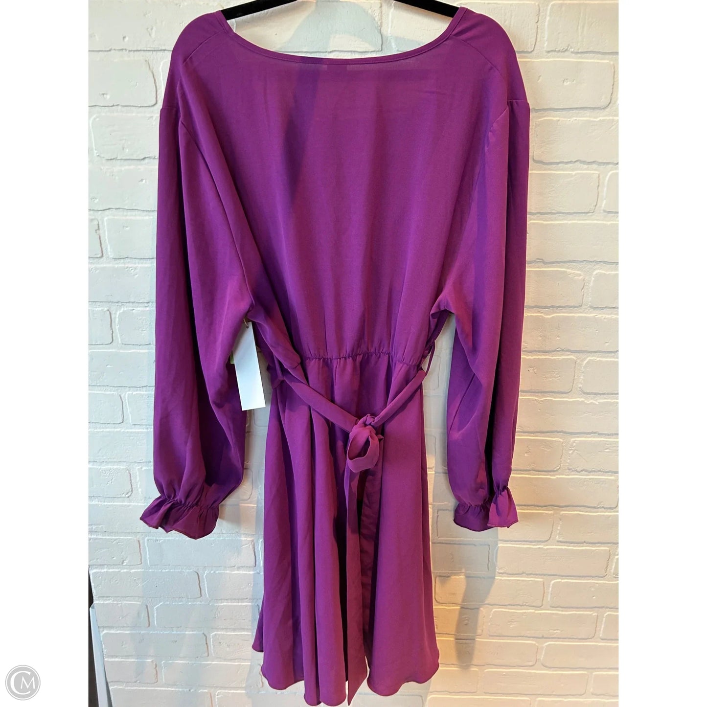 Dress Casual Midi By scomchic In Purple, Size: 3x