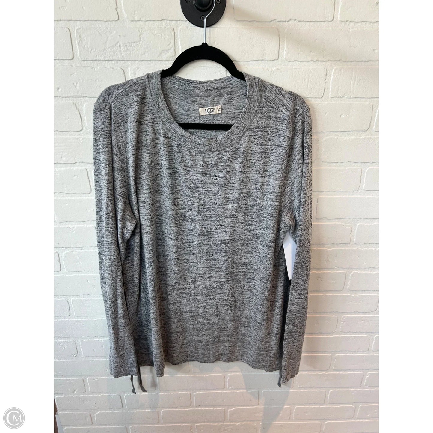 Top Long Sleeve Designer By Ugg In Grey, Size: Xl