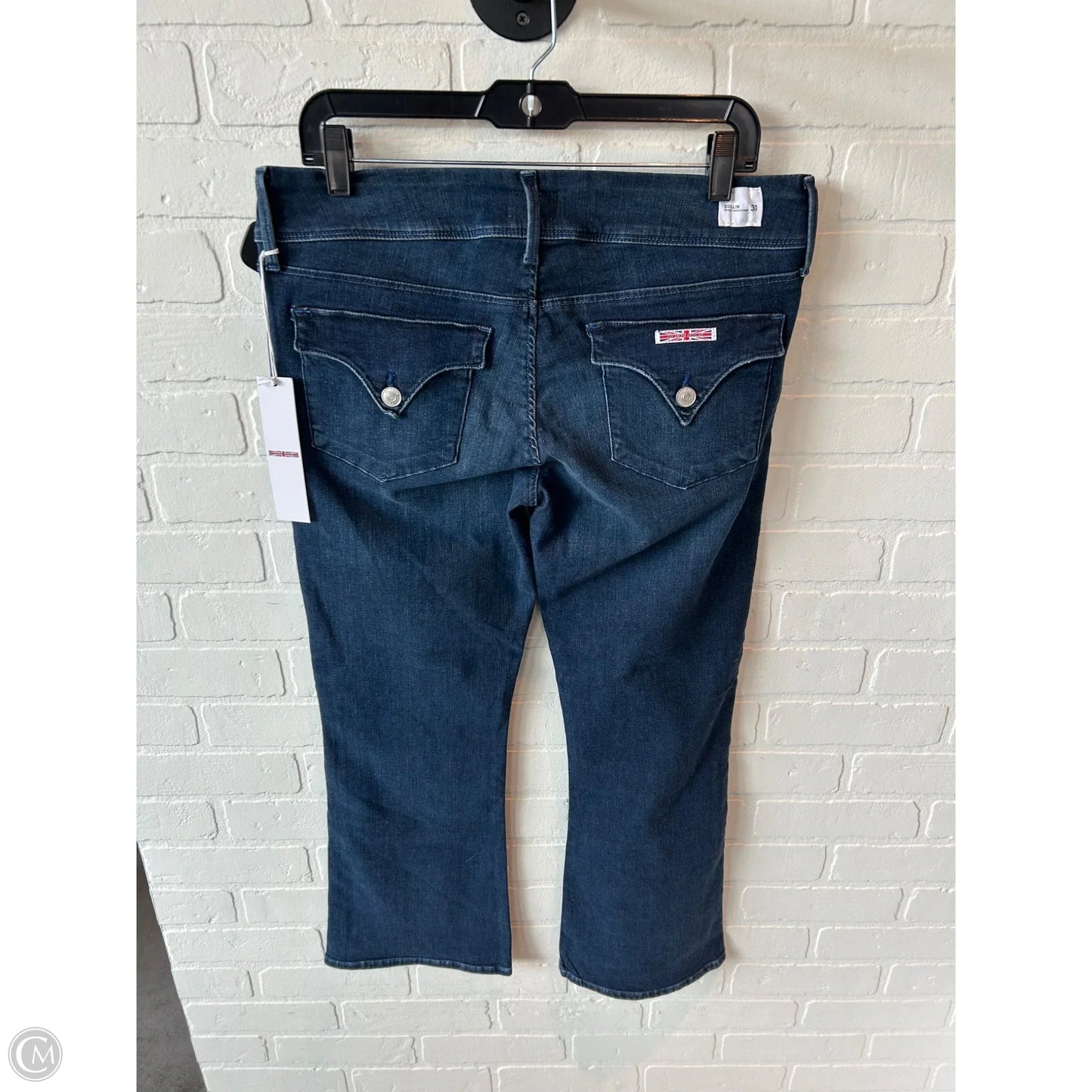 Jeans Boot Cut By Hudson In Blue Denim, Size: 12