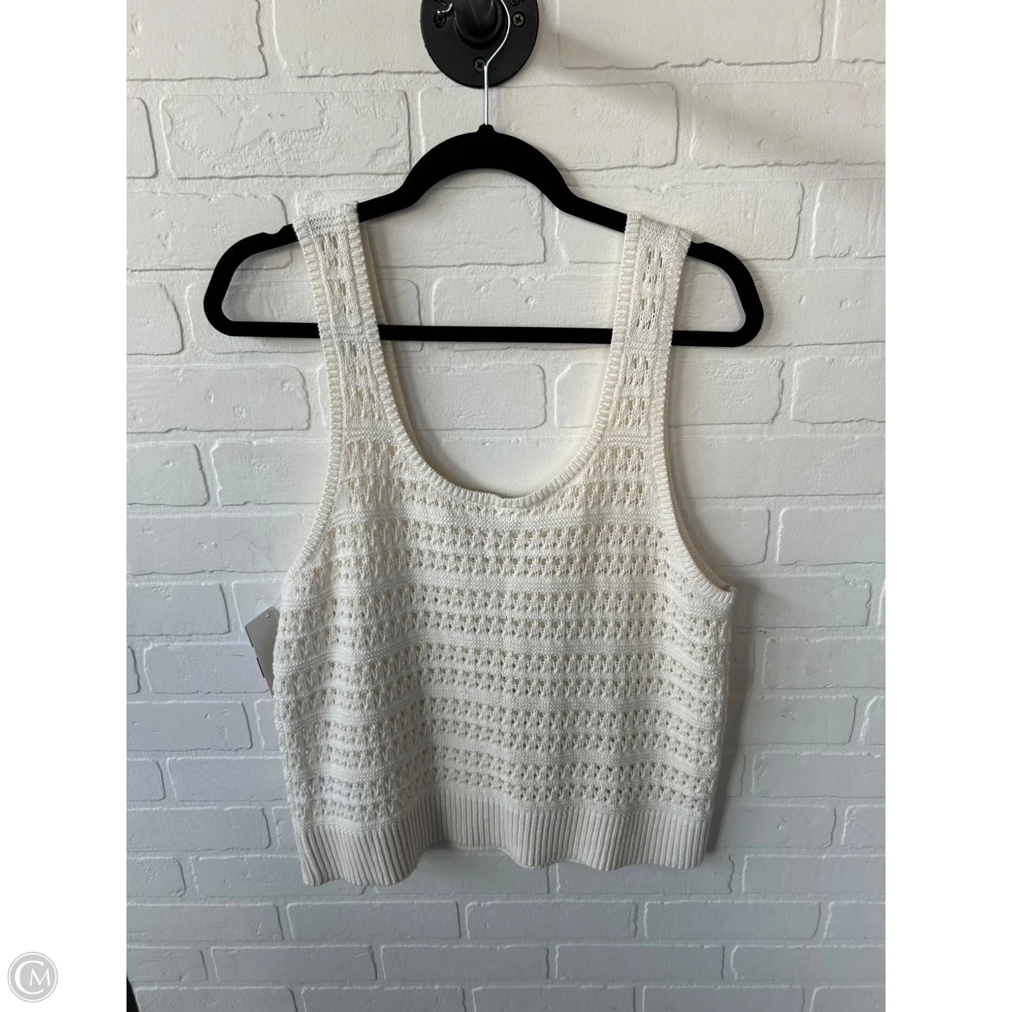 Vest Sweater By Old Navy In Cream, Size: Xl