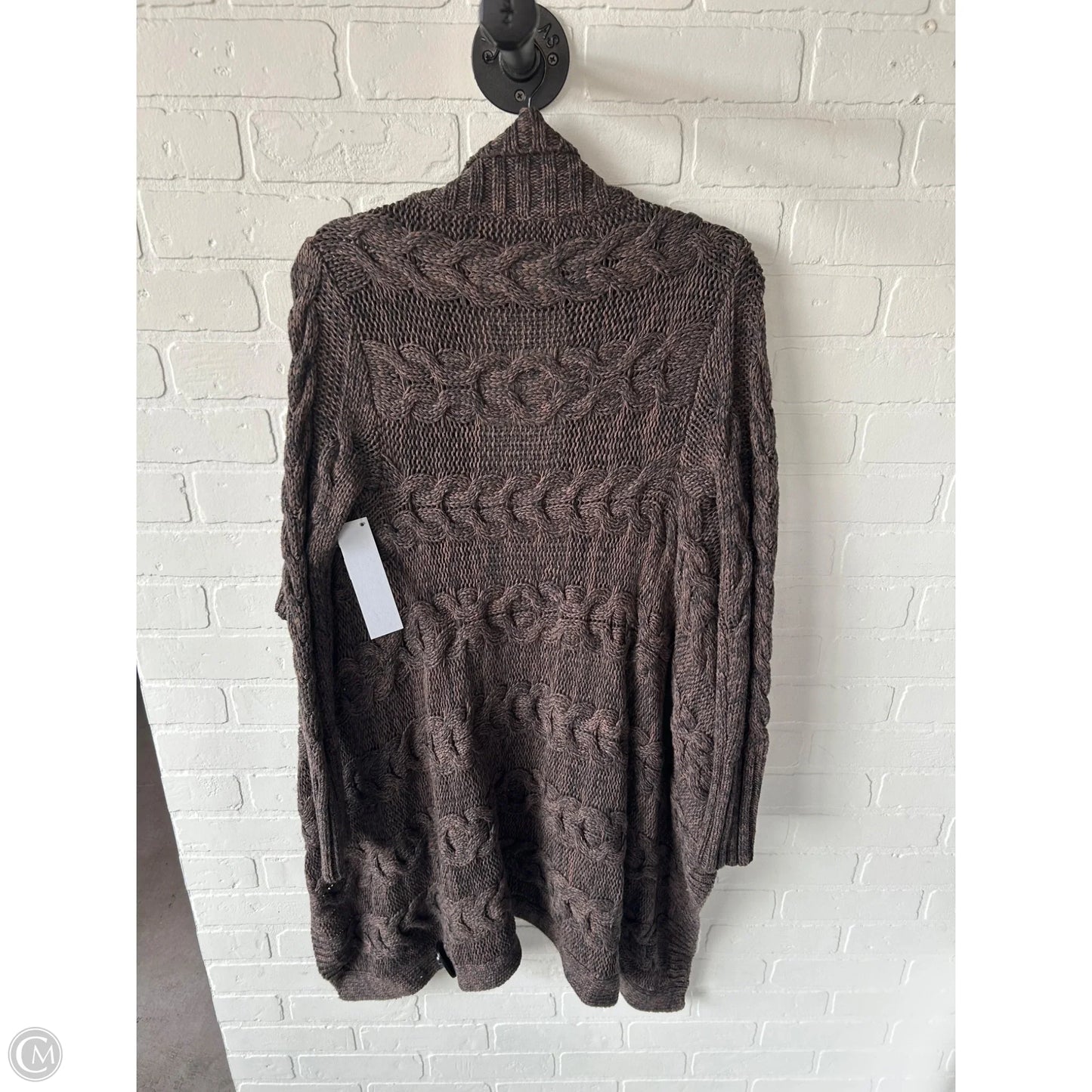 Sweater Cardigan By Bebe In Brown, Size: Xs