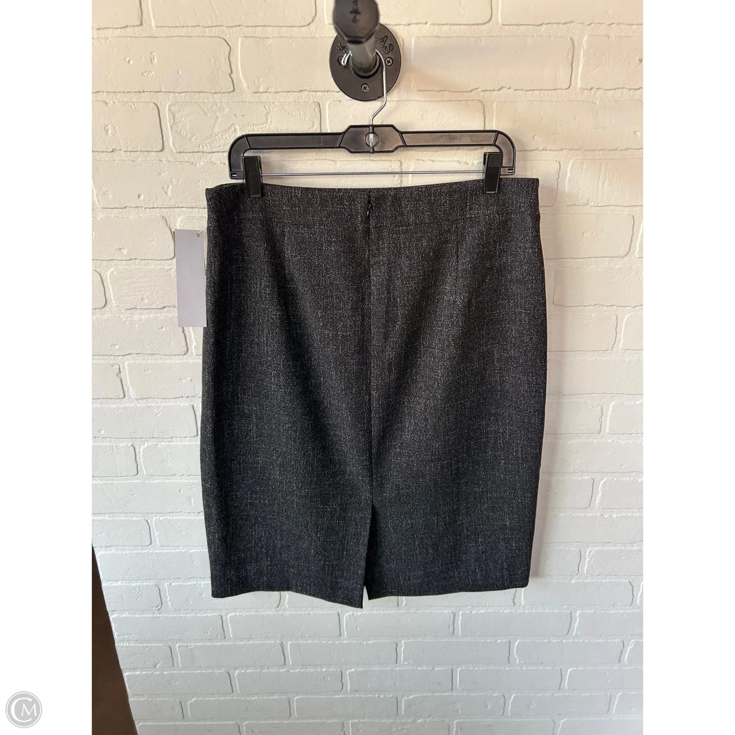 Skirt Midi By Ann Taylor In Grey, Size: 14