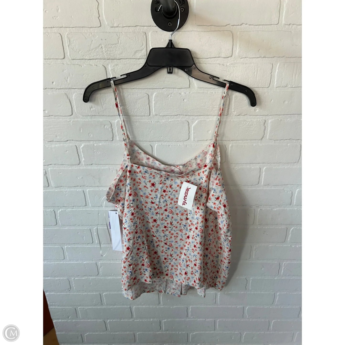 Top Sleeveless By Pink Rose In Pink & White, Size: Xxl