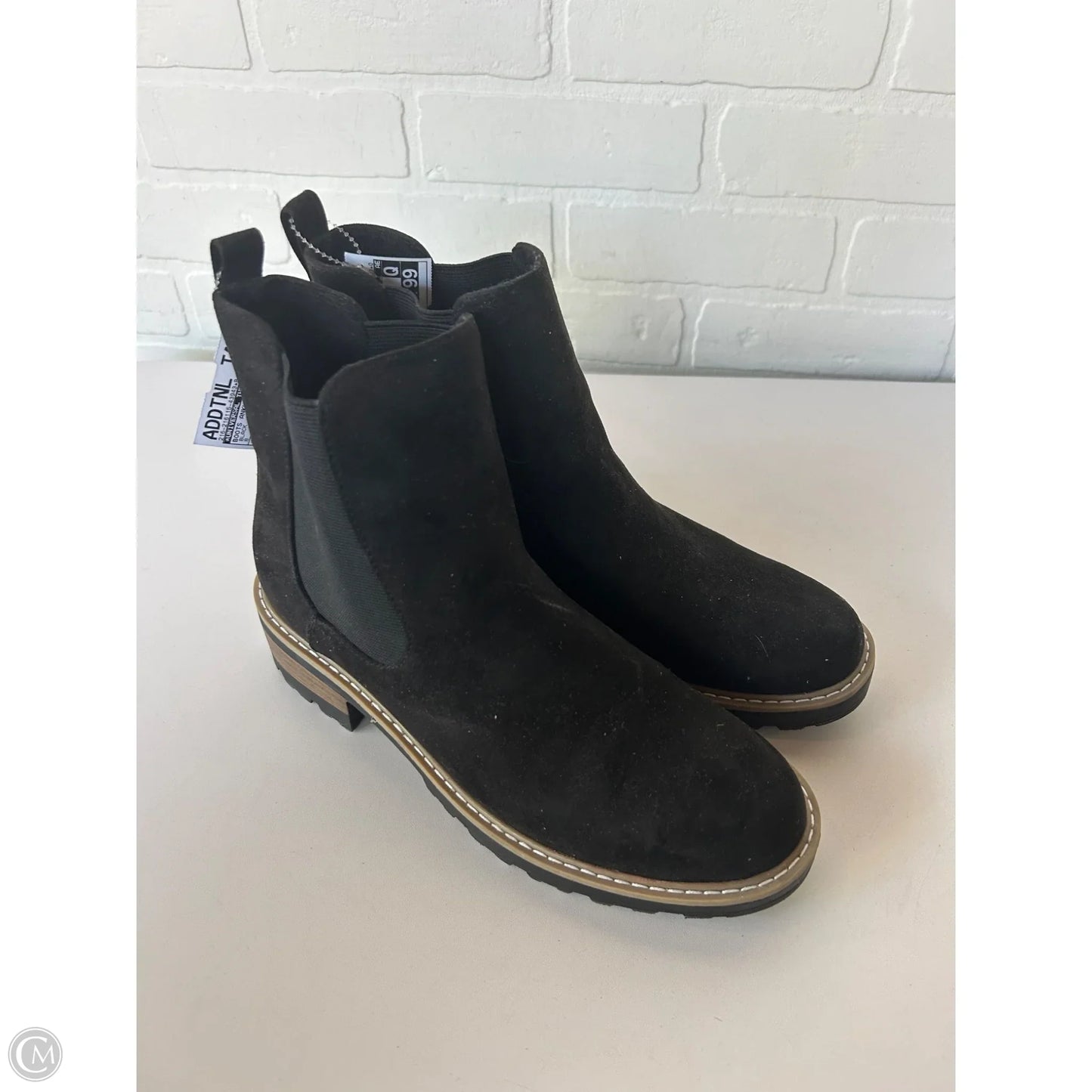 Boots Ankle Flats By Universal Thread In Black, Size: 8
