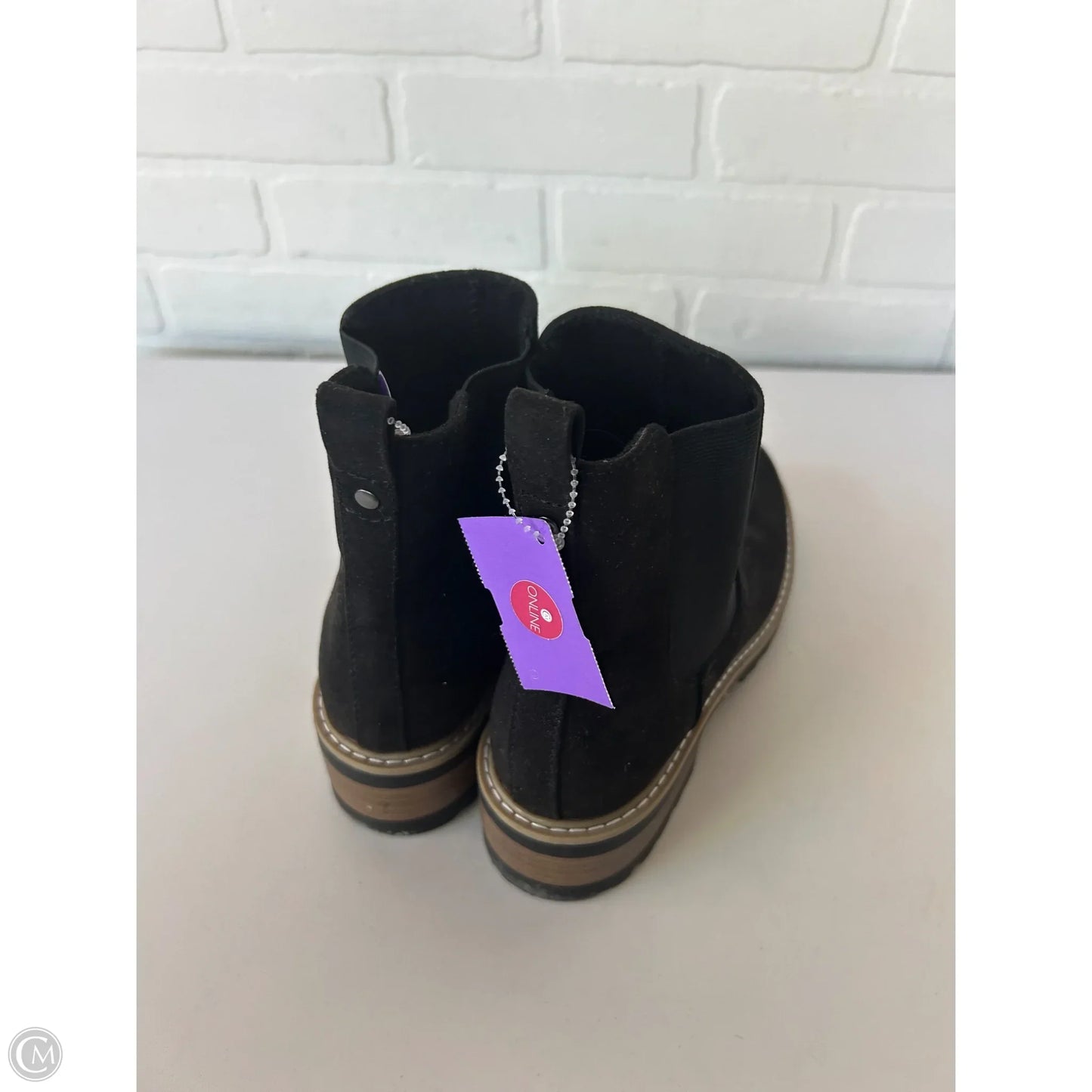 Boots Ankle Flats By Universal Thread In Black, Size: 8