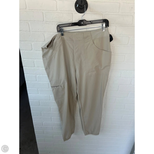 Athletic Pants By Patagonia In Tan, Size: 16