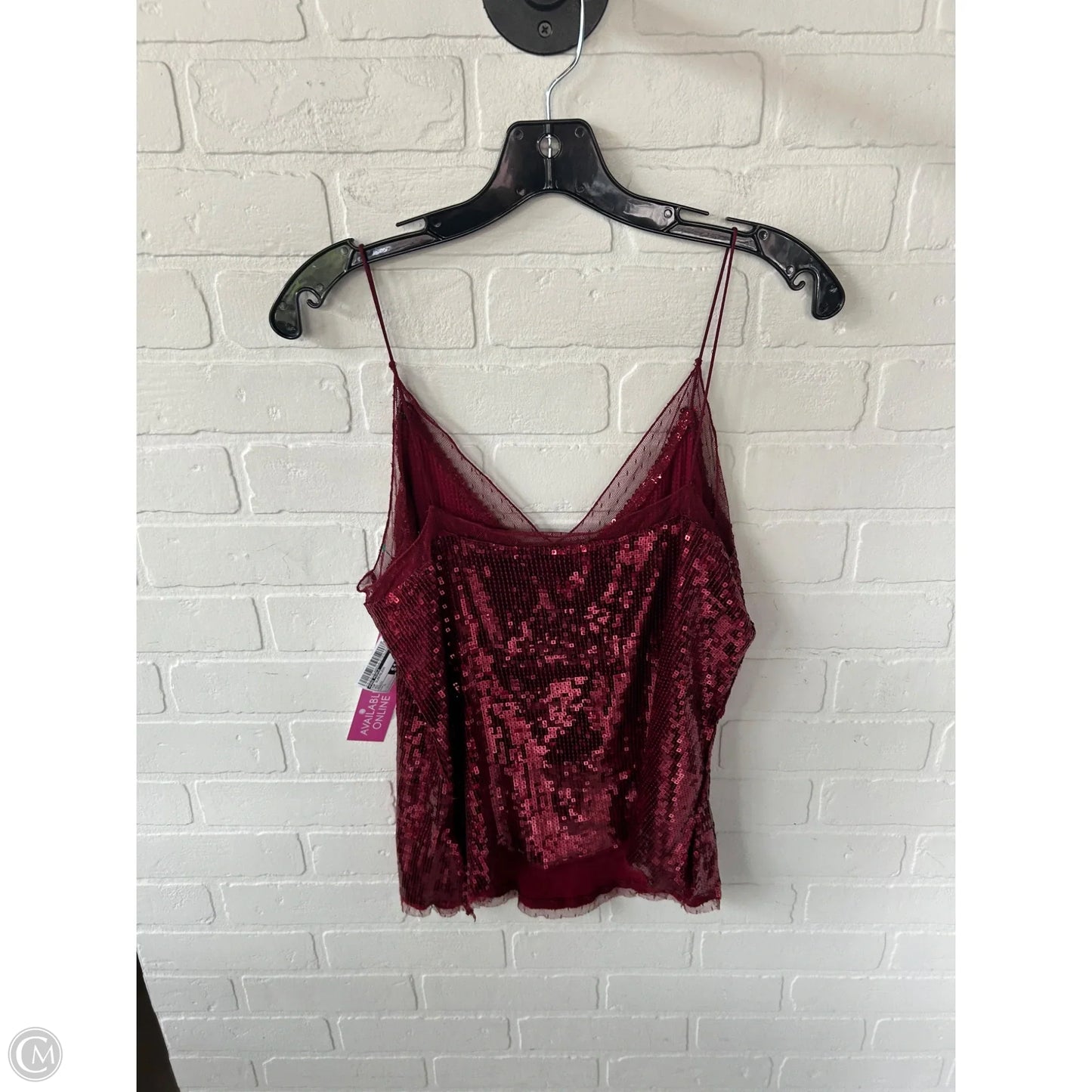 Top Sleeveless By Free People In Red, Size: L