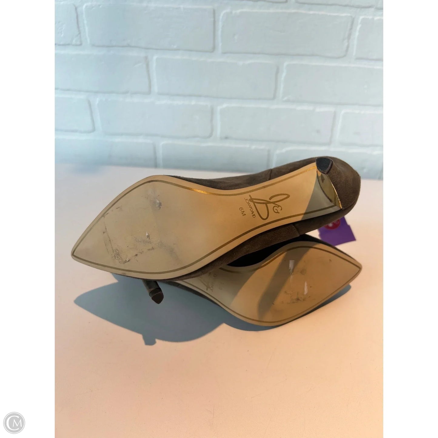 Boots Ankle Heels By Joan And David In Grey, Size: 6