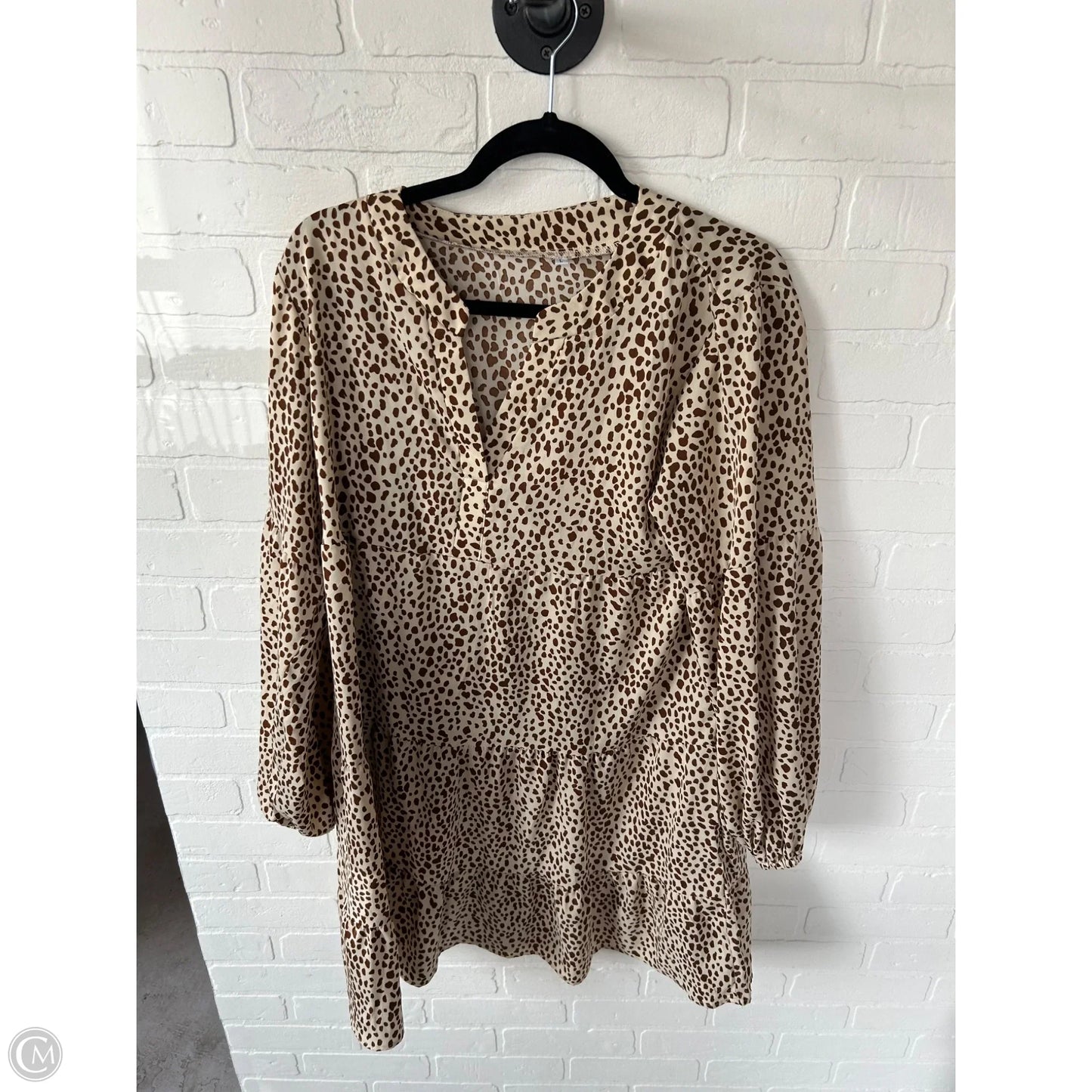 Dress Casual Short By Cme In Brown, Size: L