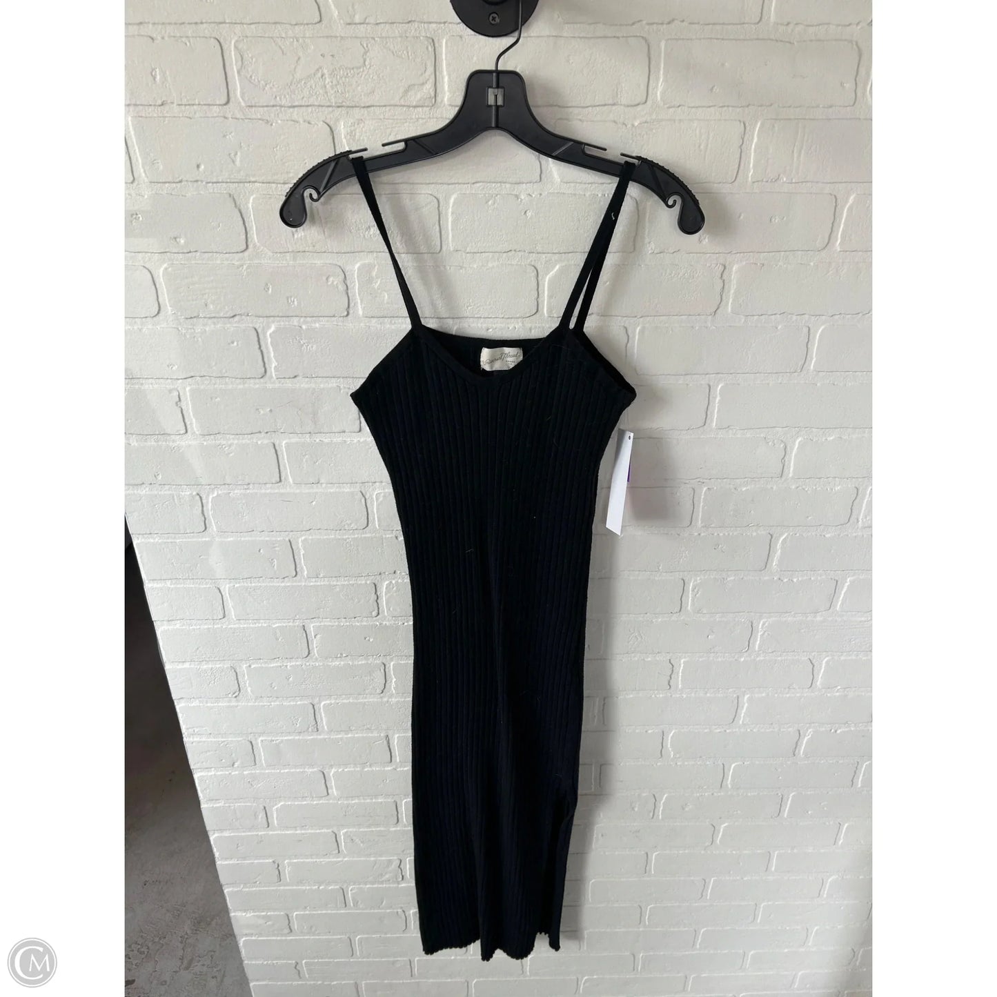 Dress Casual Midi By Universal Thread In Black, Size: M