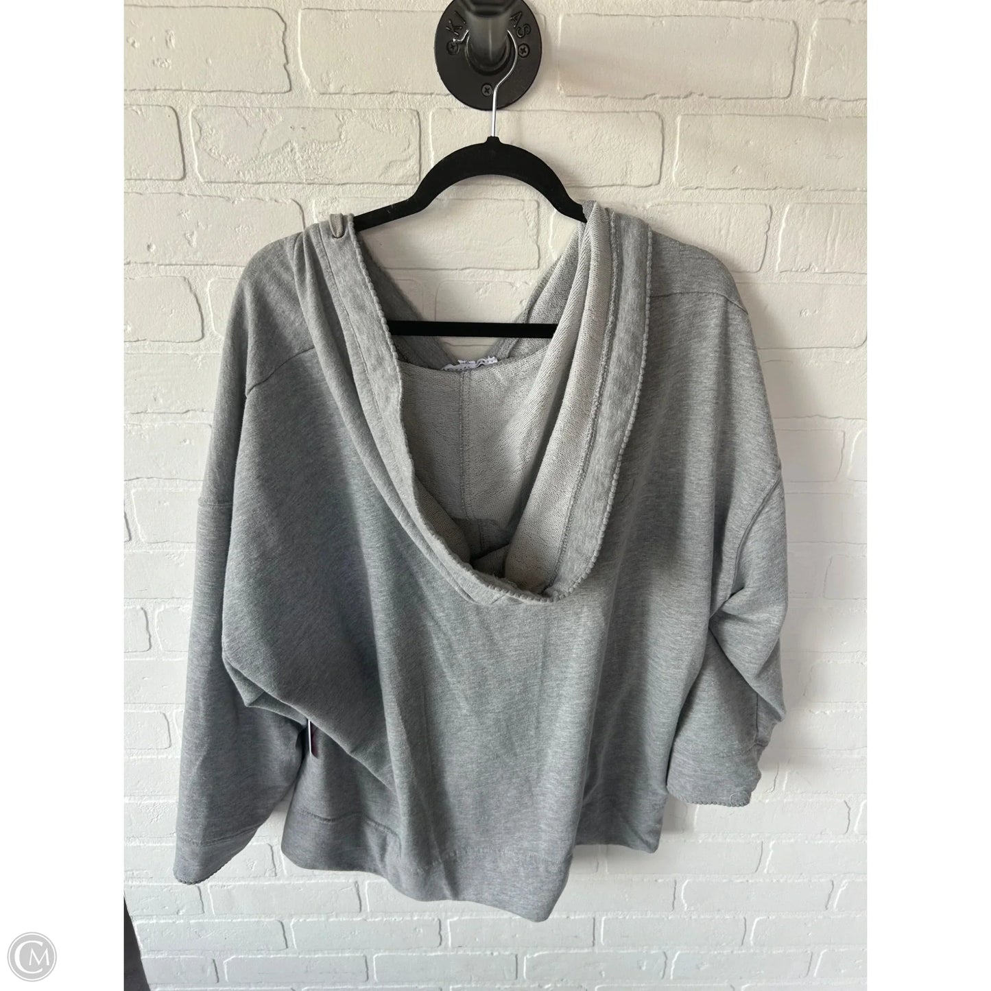 Sweatshirt Hoodie By Jane And Delancey In Grey, Size: 3x