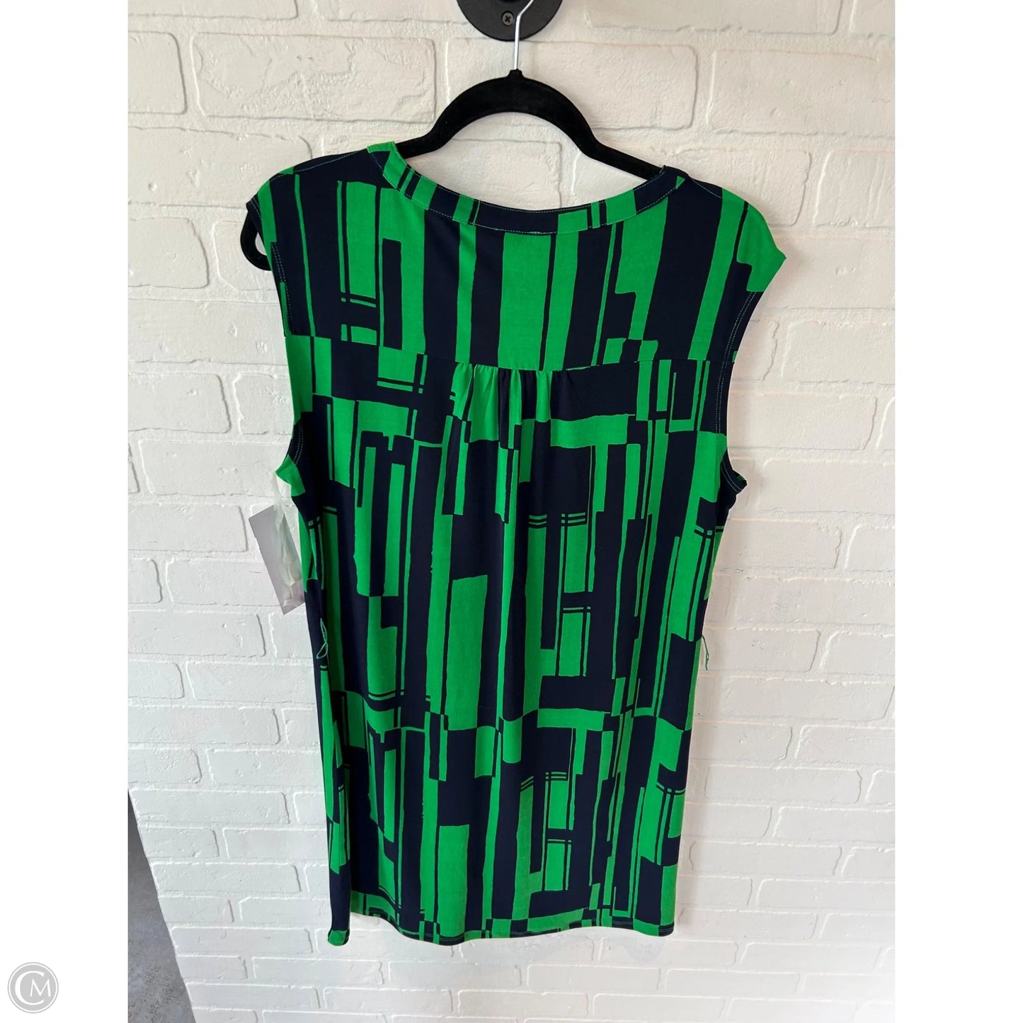 Dress Casual Short By Cremieux In Blue & Green, Size: L