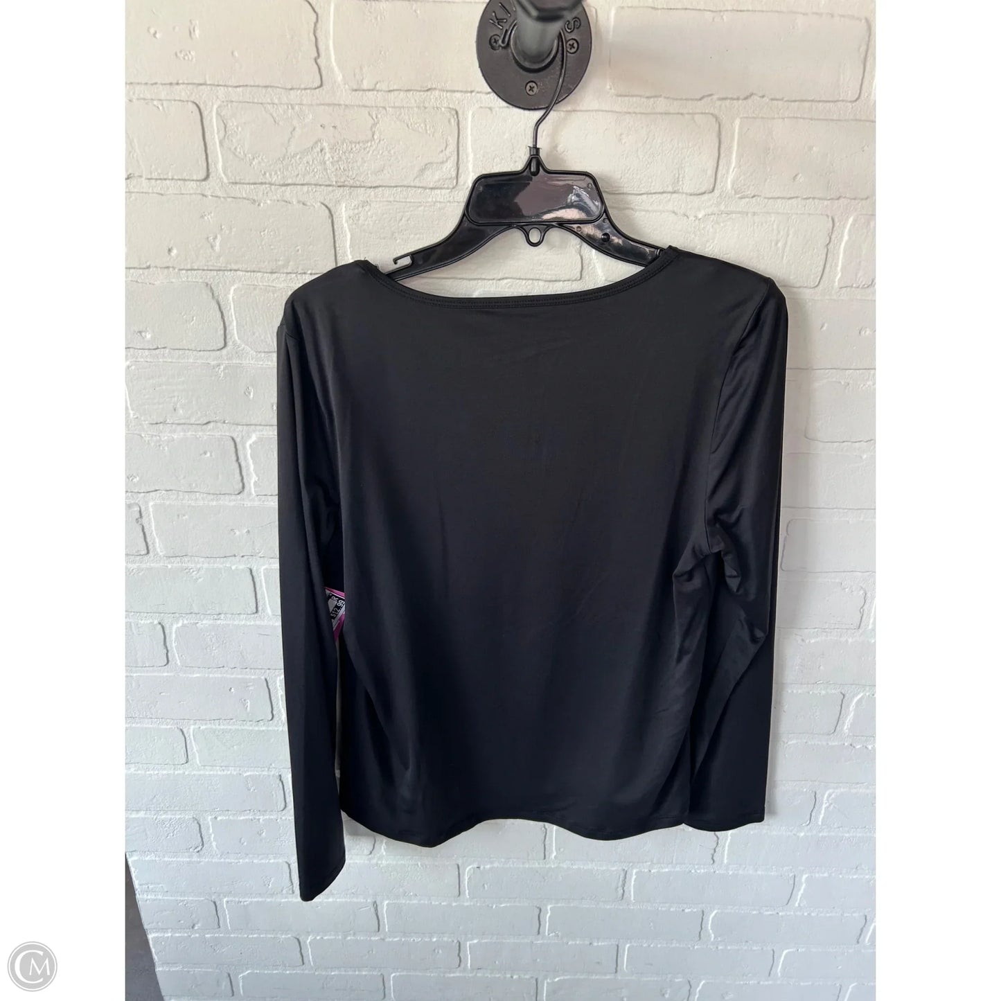 Top Long Sleeve By Tahari By Arthur Levine In Black, Size: Xl