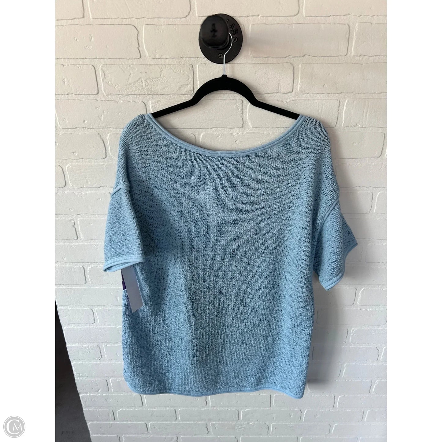 Sweater Short Sleeve By Jones New York In Blue, Size: Xl