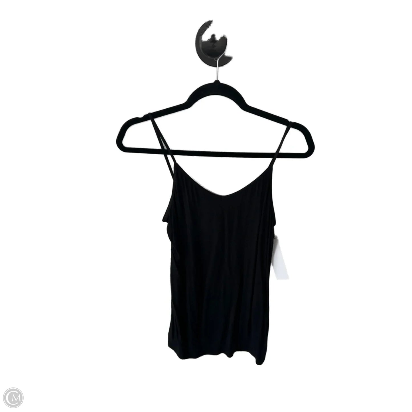 Top Sleeveless Basic By Gap In Black, Size: L