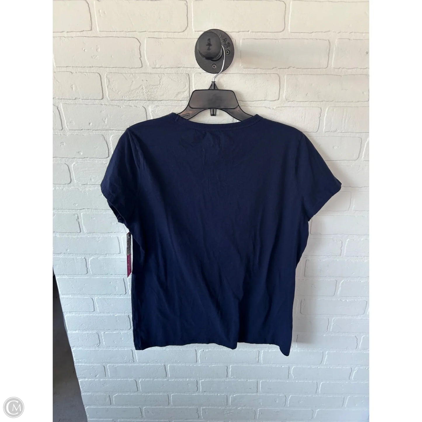 Top Short Sleeve Basic By Gap In Blue & Pink, Size: Xl