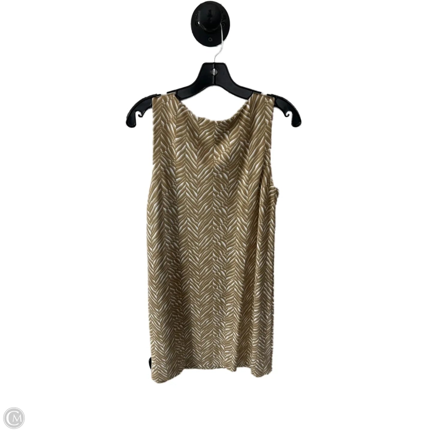 Dress Casual Short By J Mclaughlin In Tan & White, Size: S