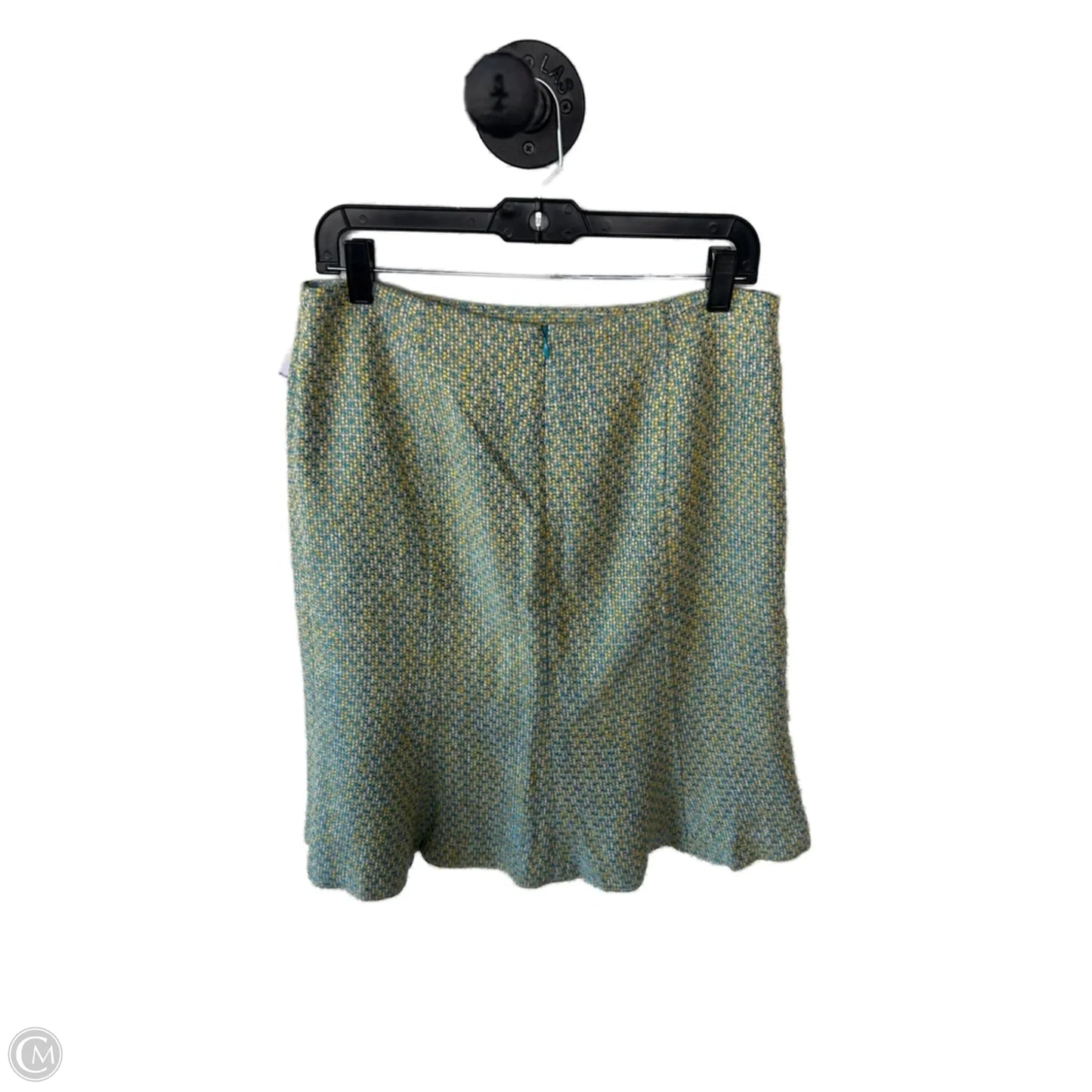 Skirt Midi By Talbots In Blue & Yellow, Size: 10