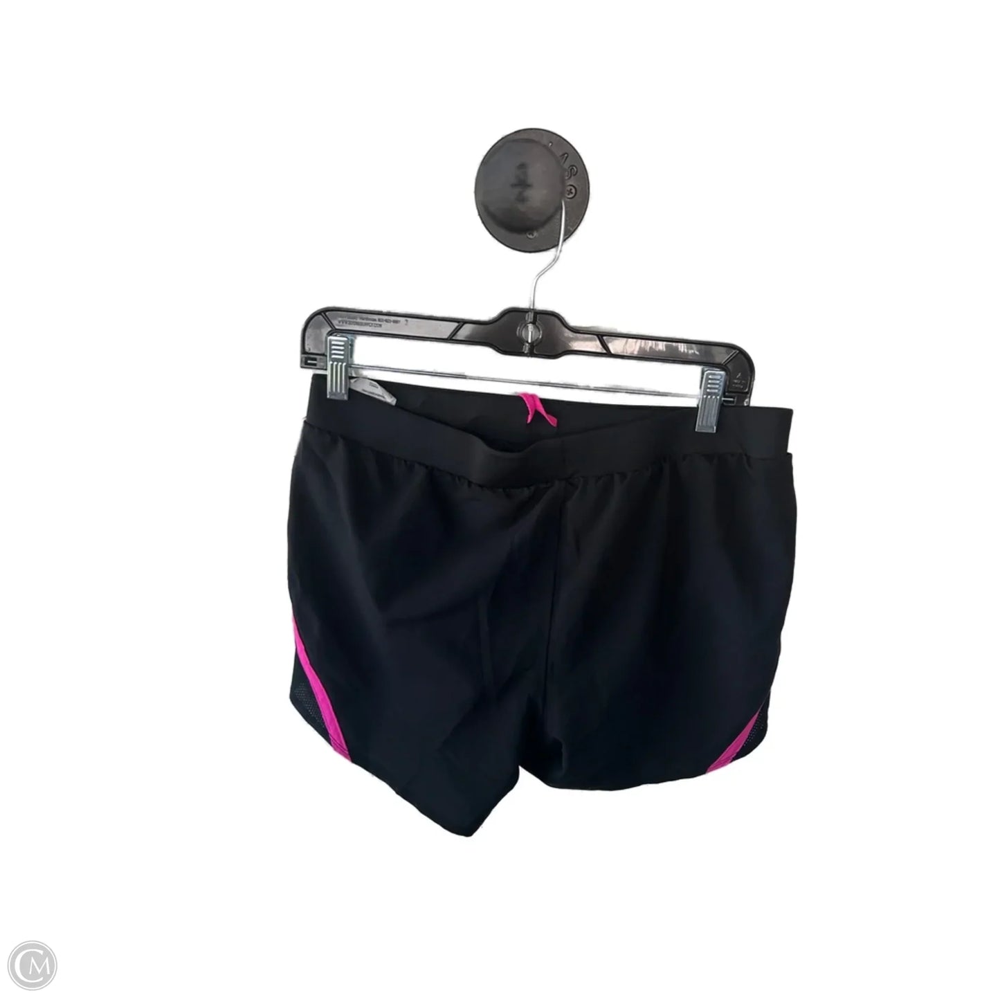 Athletic Shorts By Under Armour In Black & Pink, Size: 8