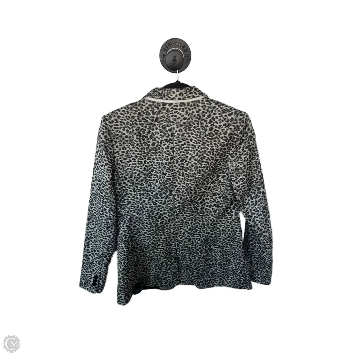 Blazer By Banana Republic In Grey, Size: M