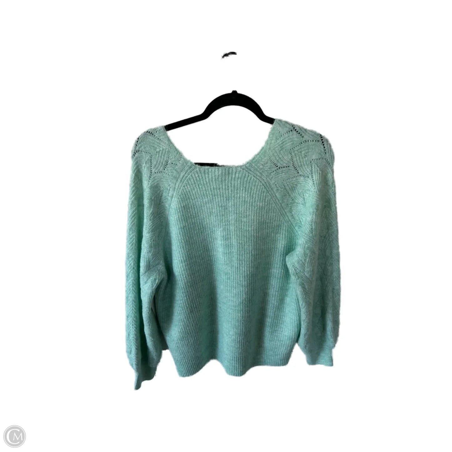 Sweater By Clothes Mentor In Green, Size: Xl