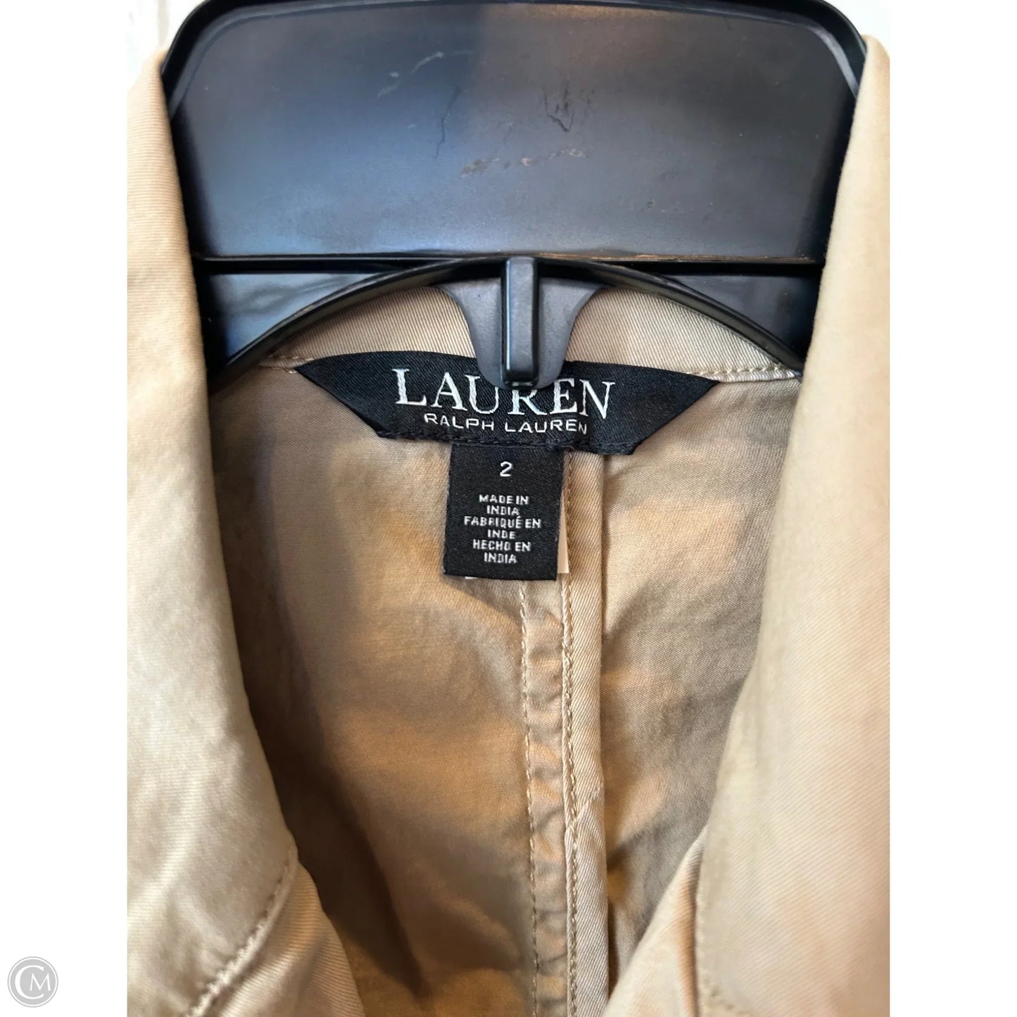 Dress Casual Midi By Lauren By Ralph Lauren In Tan, Size: Xs