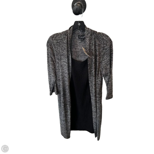 Dress Casual Short By Connected Apparel In Black & Grey, Size: M