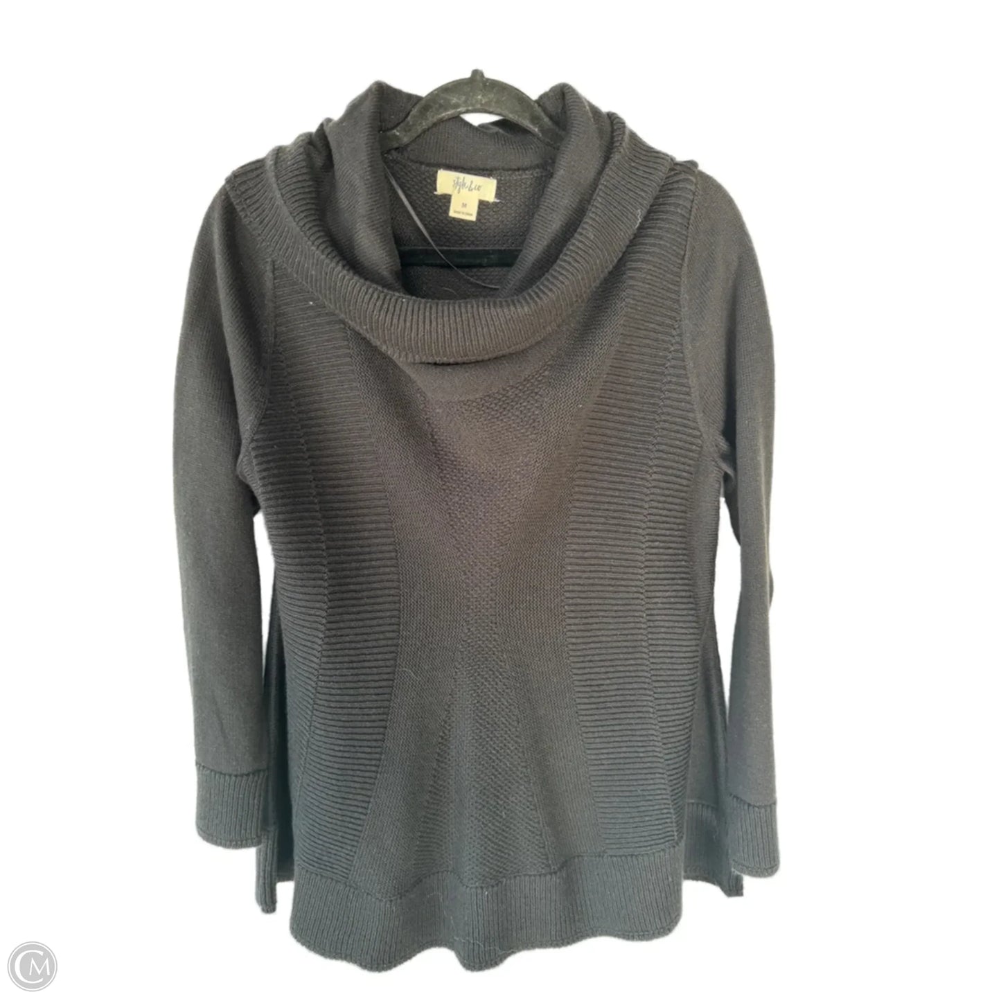 Sweater By Style And Company In Black, Size: M