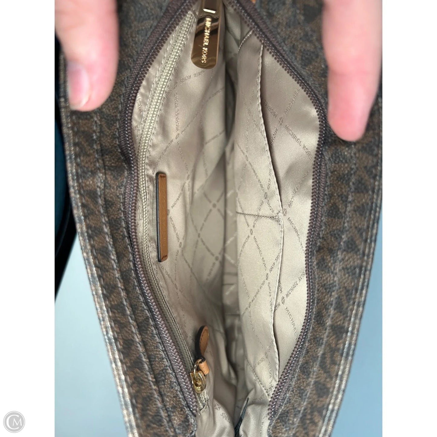 Crossbody Designer By Michael Kors, Size: Medium