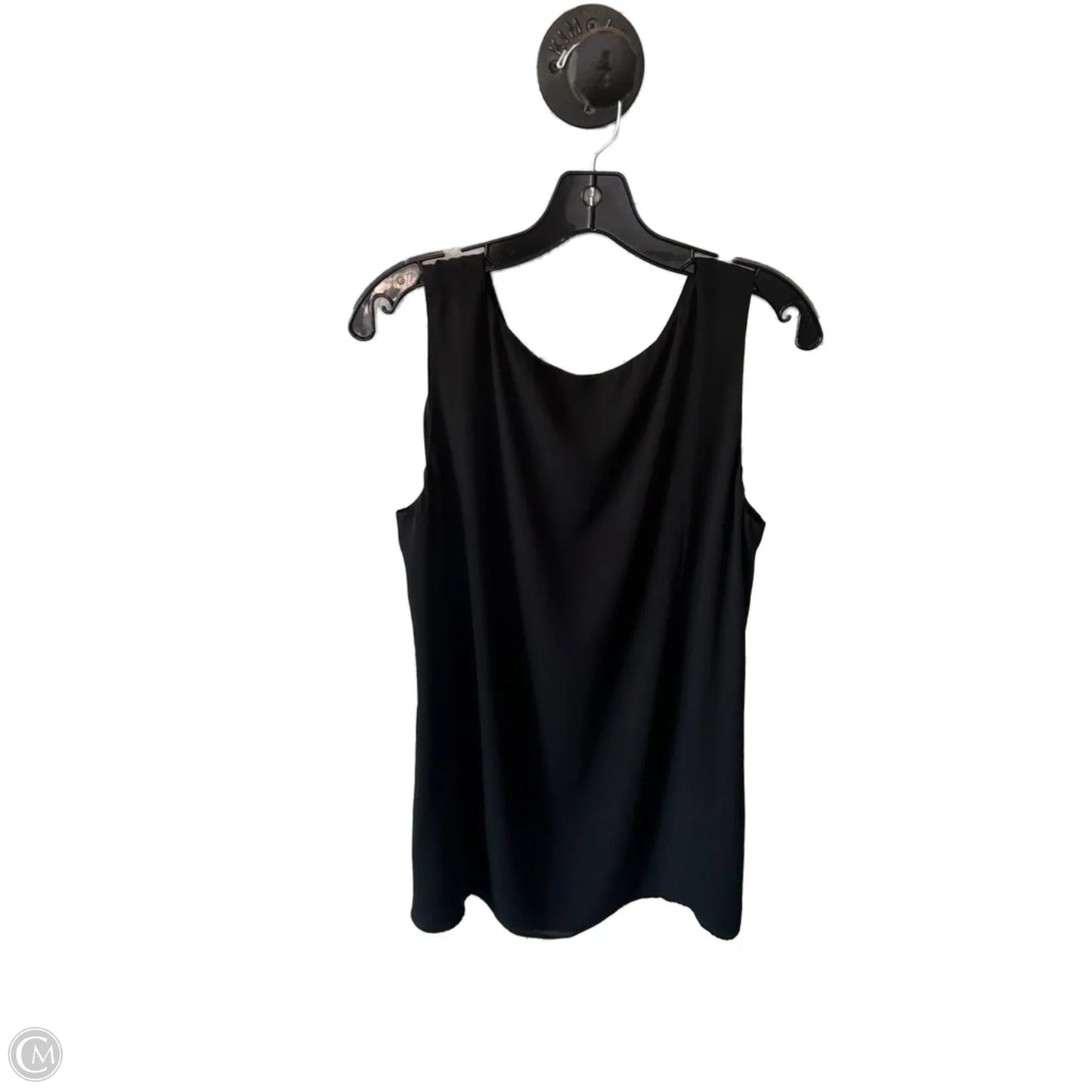Top Sleeveless By Chicos In Black, Size: L