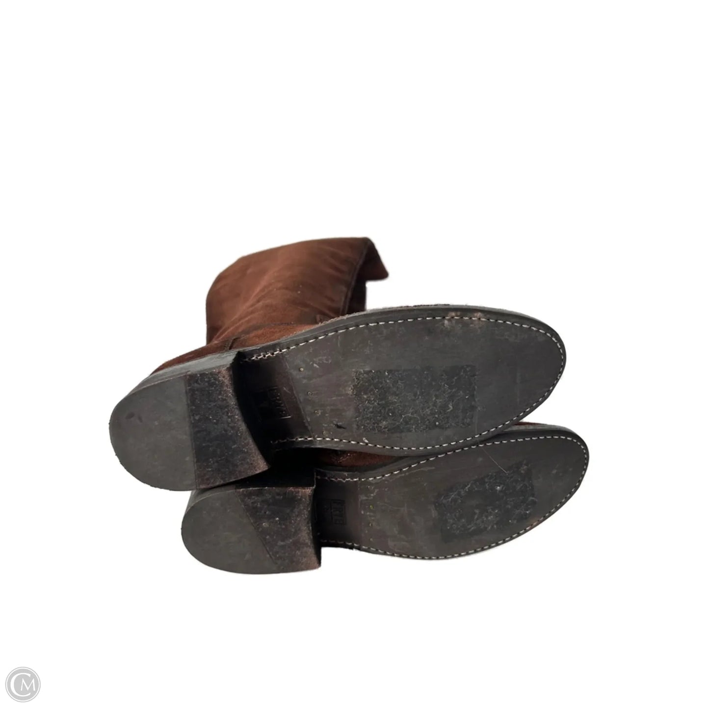 Boots Designer By Frye In Brown, Size: 5.5