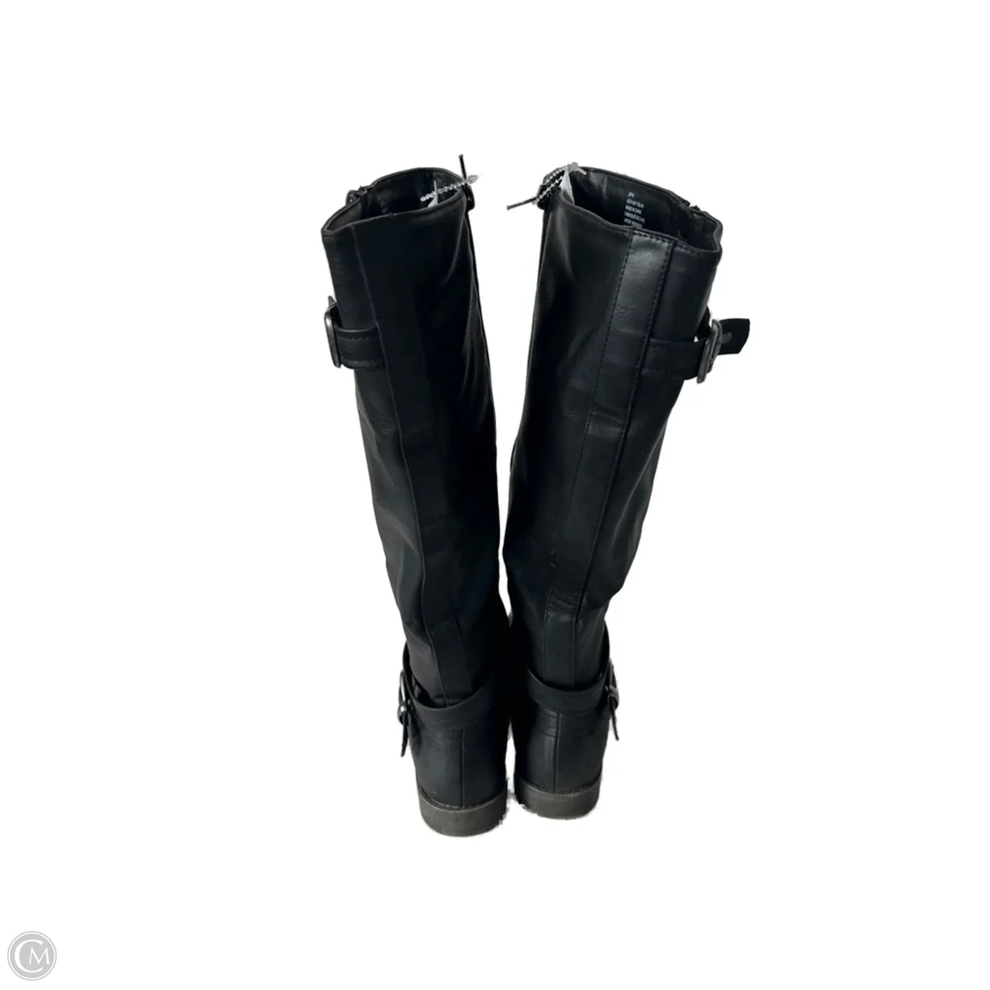 Boots Knee Flats By Just Fab In Black, Size: 9