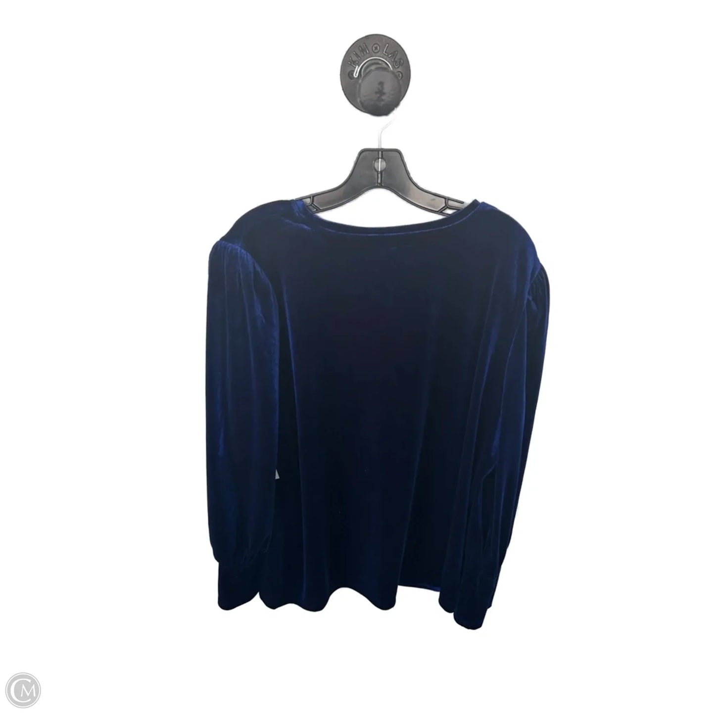 Top Long Sleeve By Chicos In Blue, Size: Xxl