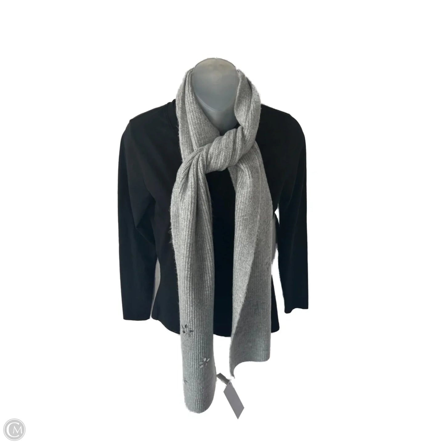 Scarf Winter By Clothes Mentor In Grey