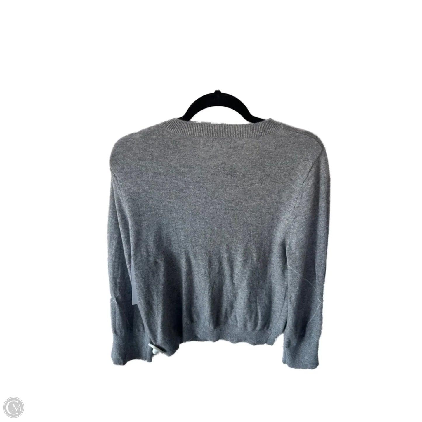 Sweater Cashmere By Cmc In Grey & White, Size: L