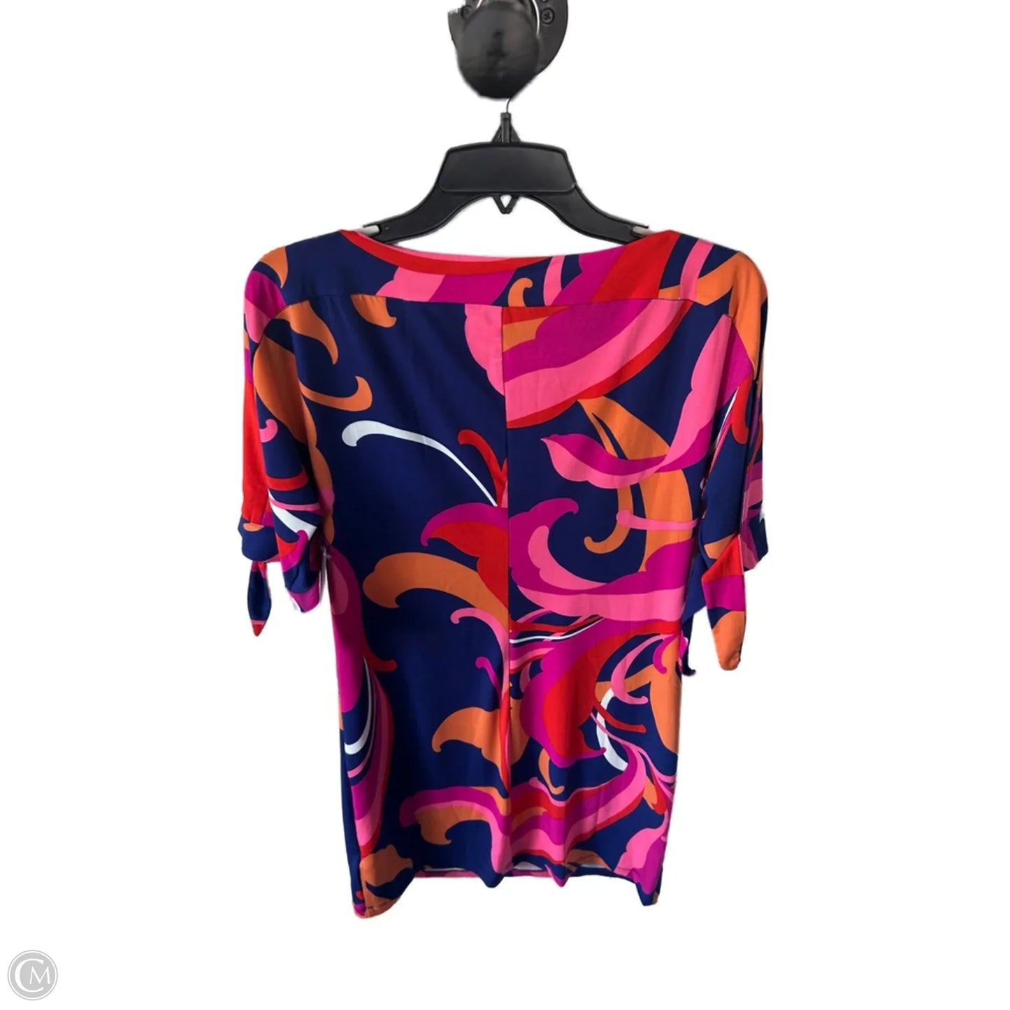 Dress Casual Short By Trina By Trina Turk In Blue & Pink, Size: S