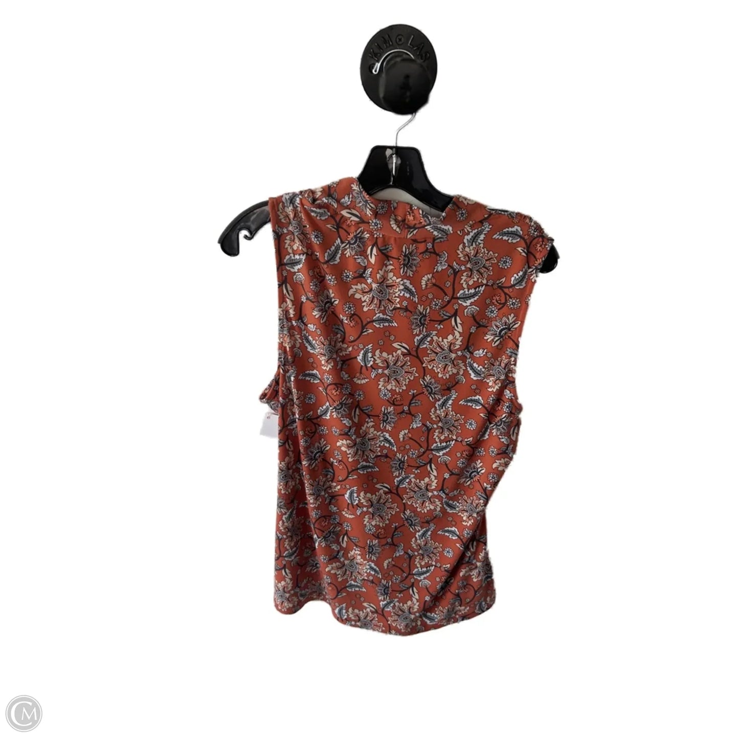 Top Sleeveless By 41 Hawthorn In Orange, Size: Xl