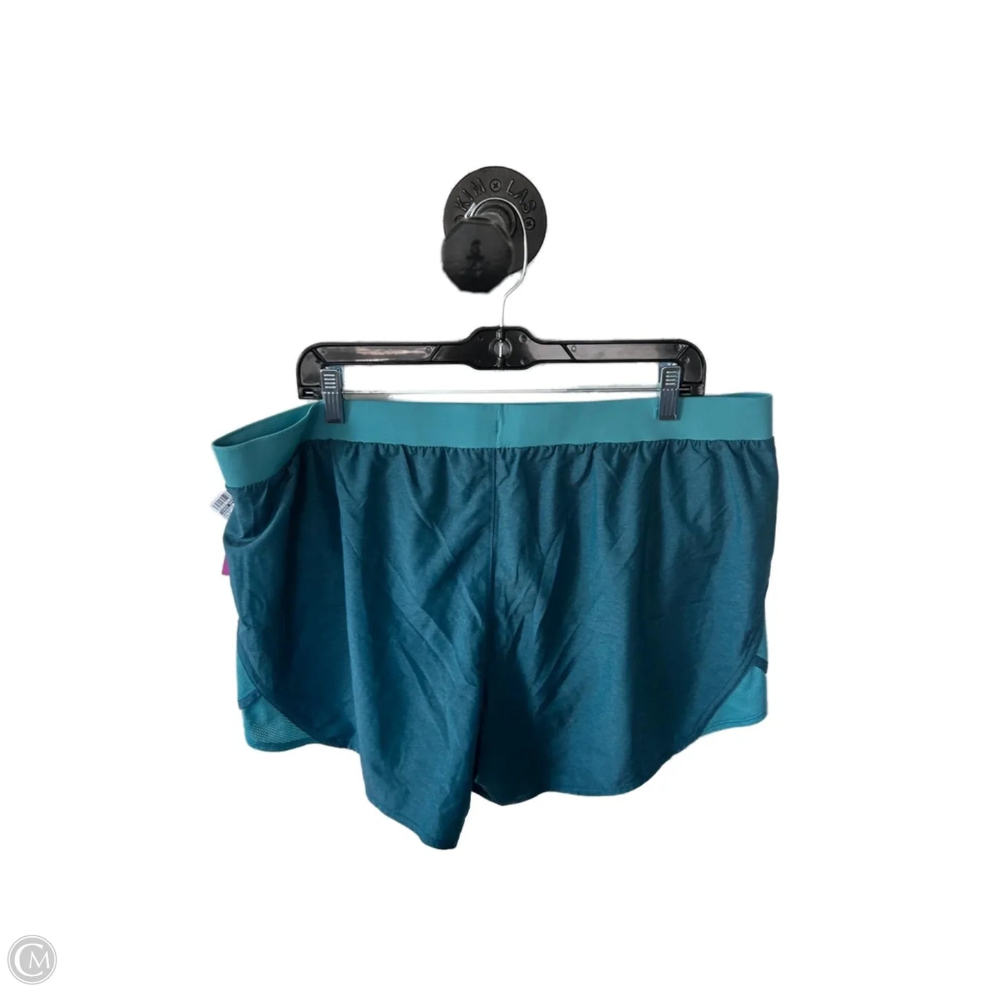 Athletic Shorts By Under Armour In Blue, Size: 18