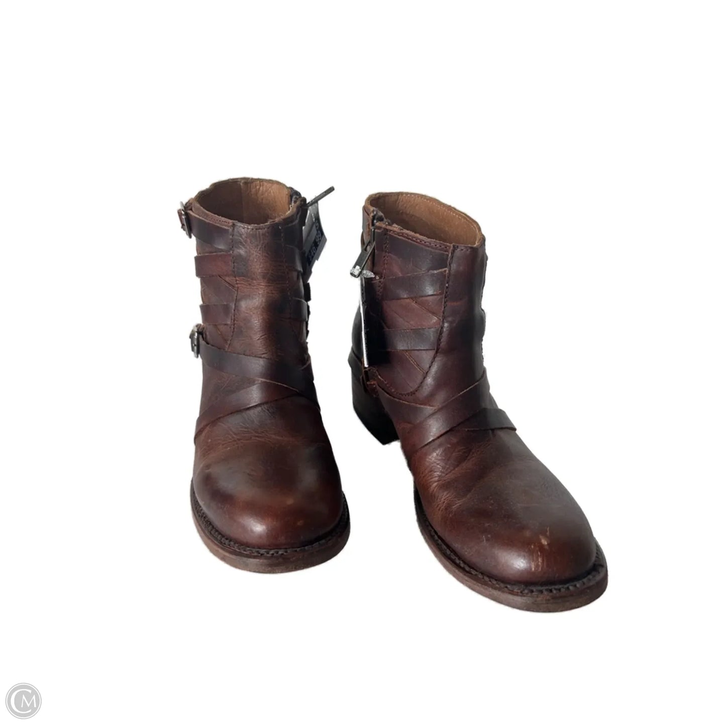 Boots Ankle Flats By Freebird In Brown, Size: 6