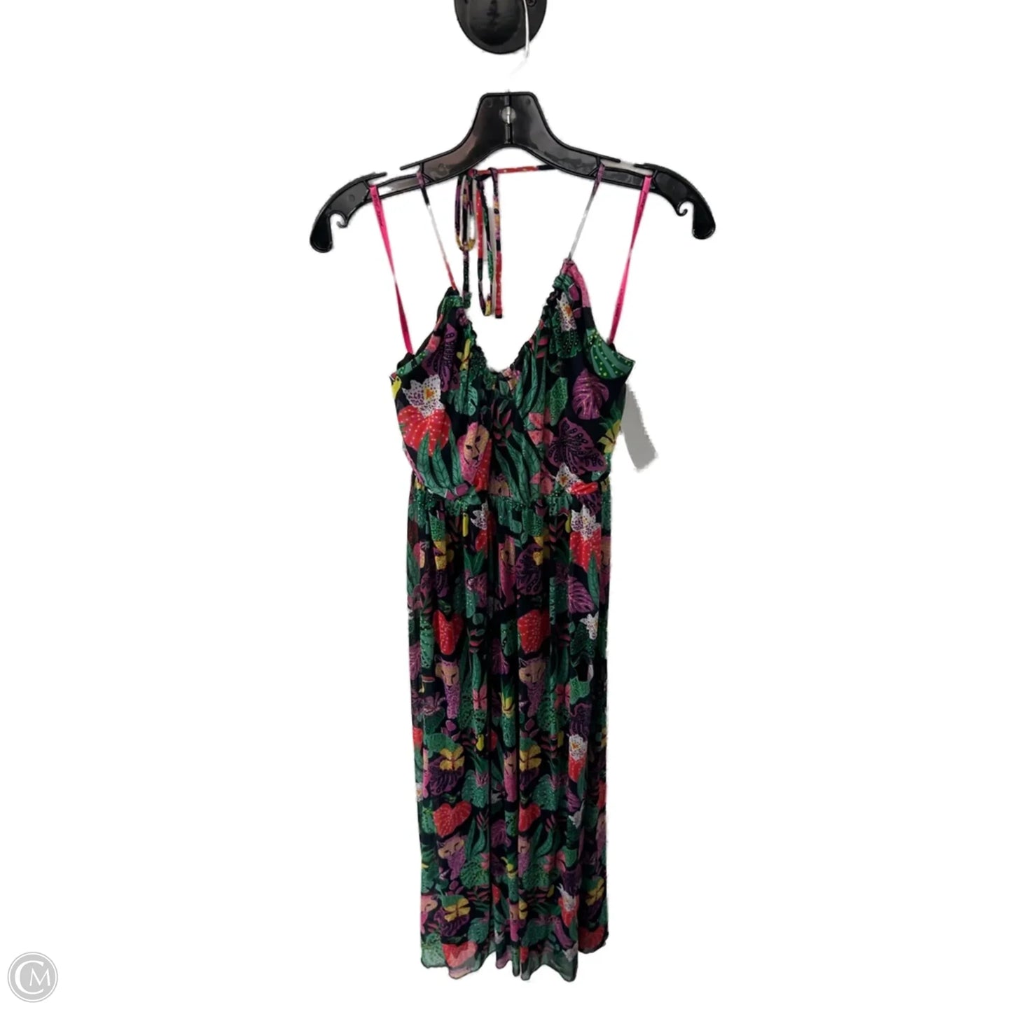 Dress Casual Maxi By Betsey Johnson In Black & Green, Size: M