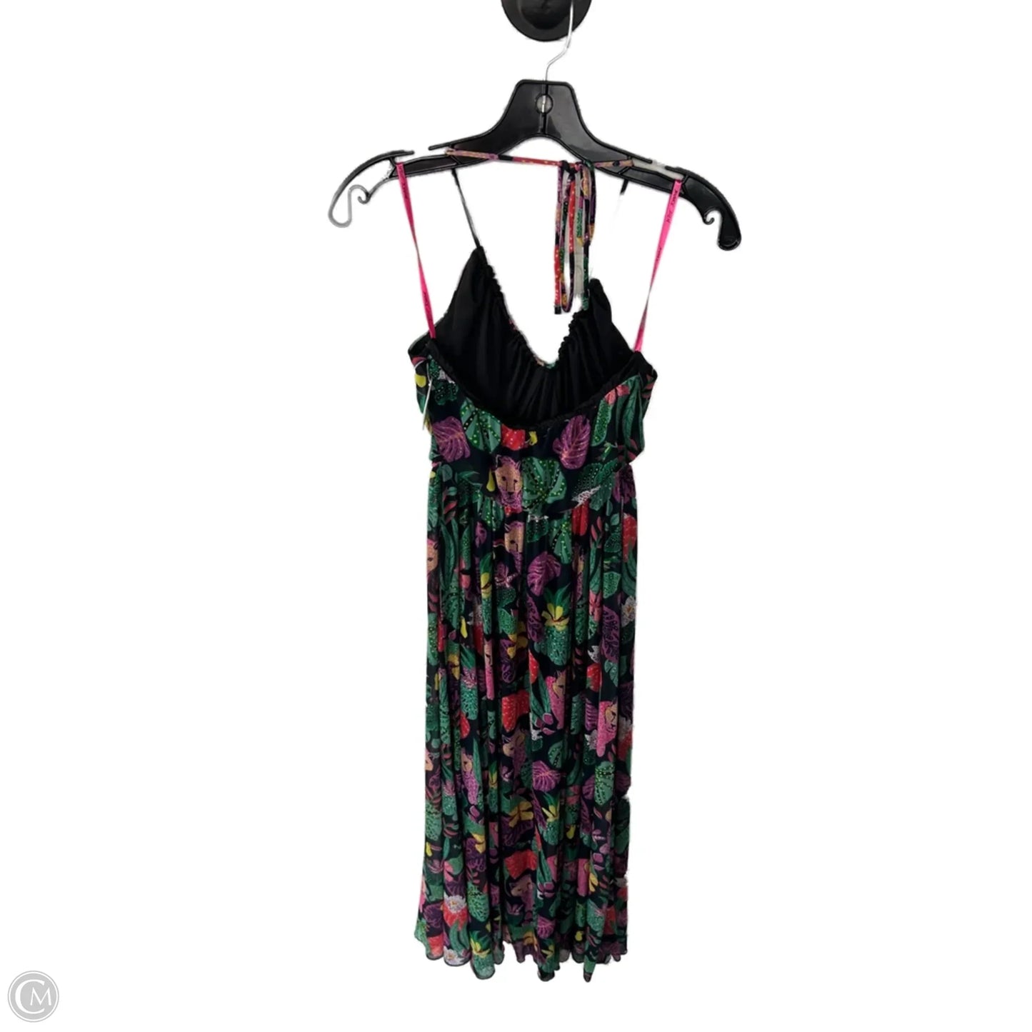 Dress Casual Maxi By Betsey Johnson In Black & Green, Size: M